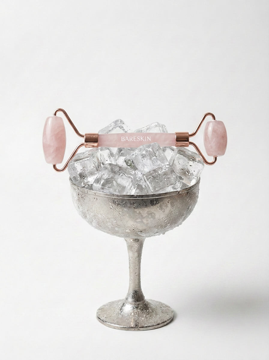 Rose Quartz Facial Roller-4