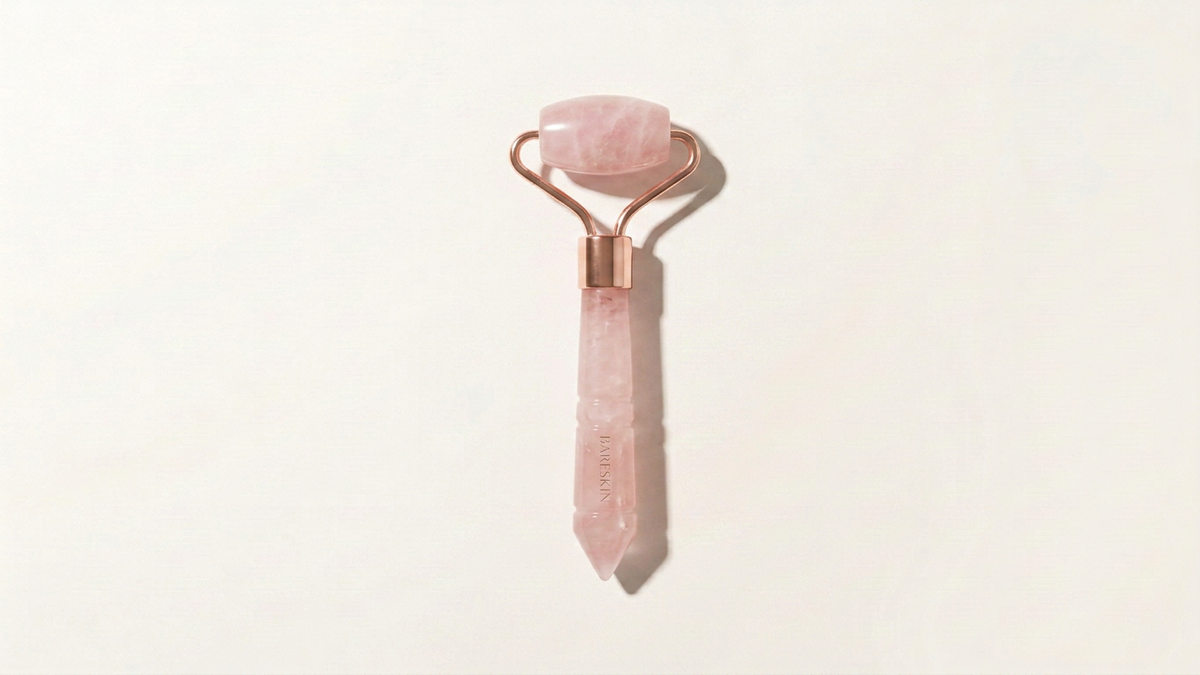 Mini Facial Rose Quartz Facial Roller